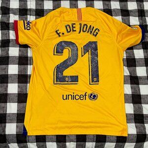 Nike Frenkie De Jong Barcelona Away Jersey 2019/2020 - Size Large